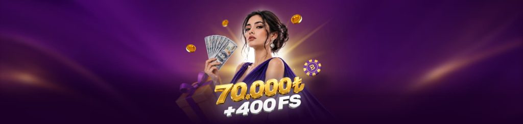Parabet Casino hoş geldin bonusu 70.000 TL ve 400 ücretsiz spin teklifi